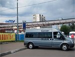 Бесплатный автобус Genser в пункт аренды автомобилей АрендаАвто-чта на ул.Добролюбова